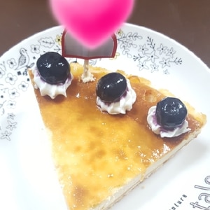 レモン香る♡濃厚さっぱりベイクドチーズケーキ